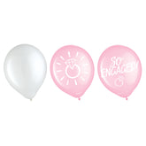 Blush Engagement Latex Balloons